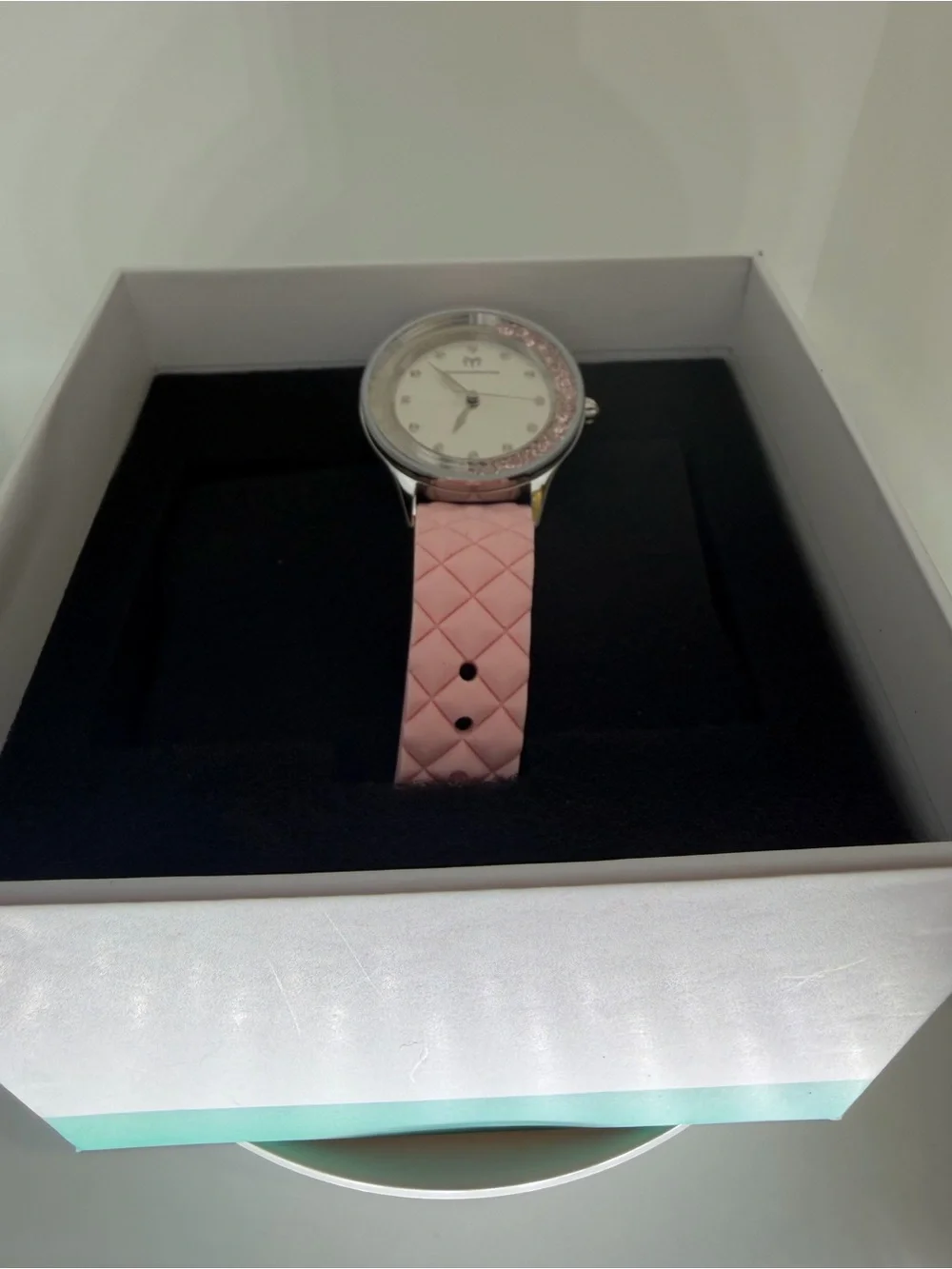 Technomarine Brillantezza Del Mare Pink Crystal Bezel Women's Watch 34mm